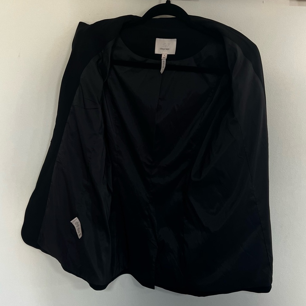 Cinq a Sept Khloe Rushed Sleeve Blazer Jacket - Picture 14 of 16